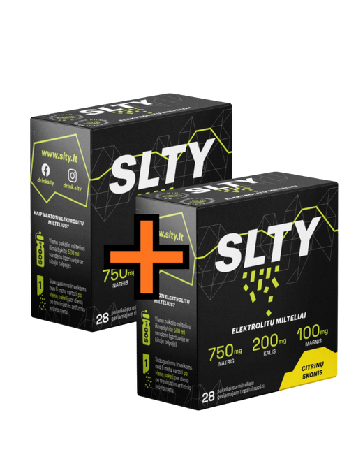 2x ELEKTROLITAI BE CUKRAUS 28 pak. Juodųjų serbentų ir citrinų skonių
