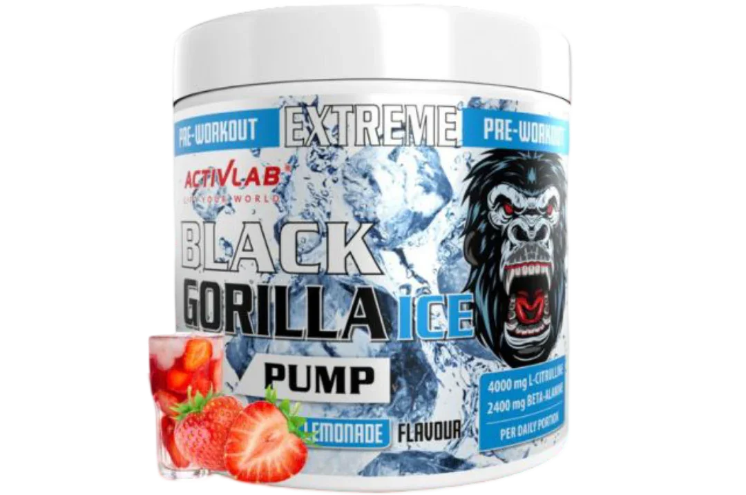 ActivLab Black Gorilla Ice Pump Preworkout 300 g BE KOFEINO - SUPLEMENTE