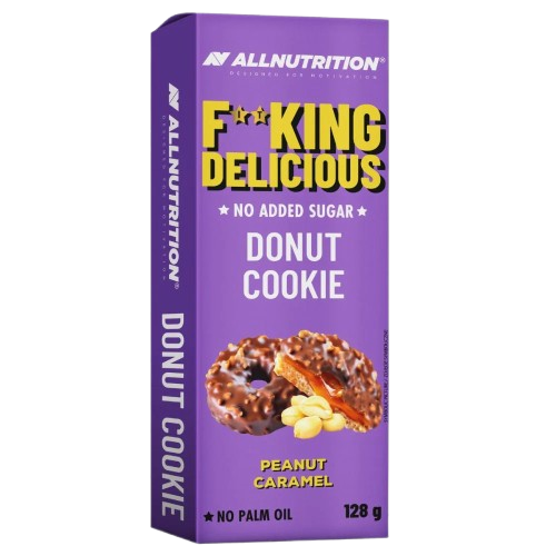Allnutrition FITKING Delicious Donut Cookie 128 g Peanut caramel