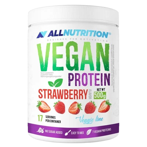 Veganiški baltymų milteliai ALL NUTRITION 500 G.