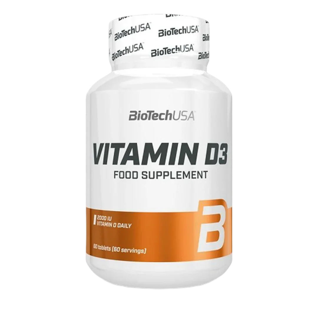 Biotech Vitamin D3 – 60 tabl. - SUPLEMENTE