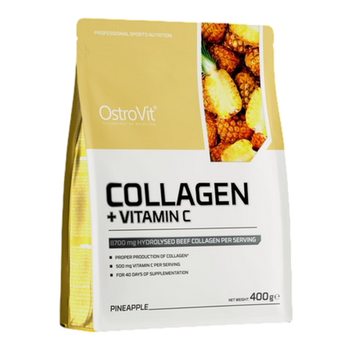 OstroVit kolagenas + vitaminas C ananasų 400 g