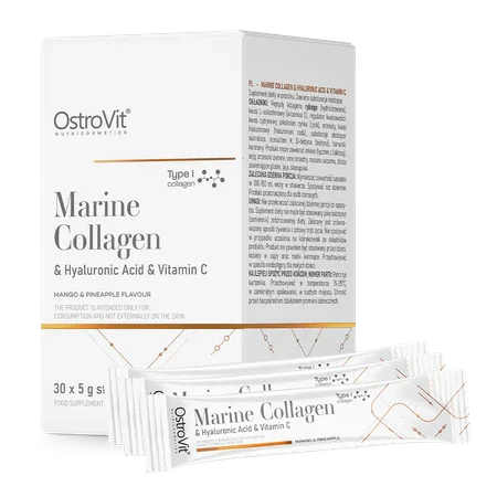 KOLAGENAS Marine Collagen + Hyaluronic Acid + Vitamin C 5 g x 30 - SUPLEMENTE
