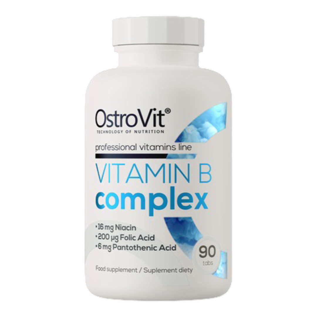 OstroVit Vitamin B Complex + C ir E, 90 tab.
