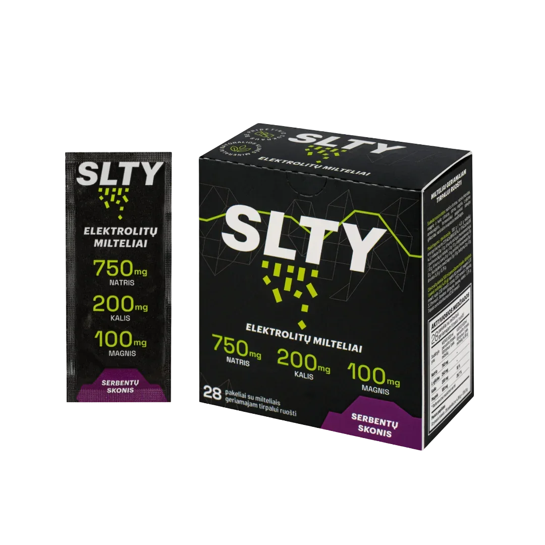 Citrinų skonio Elektrolitų milteliai SLTY 28 pak. - SUPLEMENTE