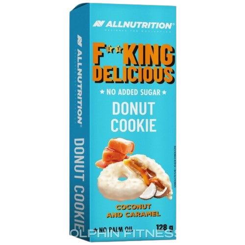 Allnutrition FITKING Delicious Donut Cookie 128 g Caramel and coconut